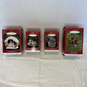 1997 Thru 2000 Hallmark Keepsake Ornament   MAJESTIC WILDERNESS   Set of 4